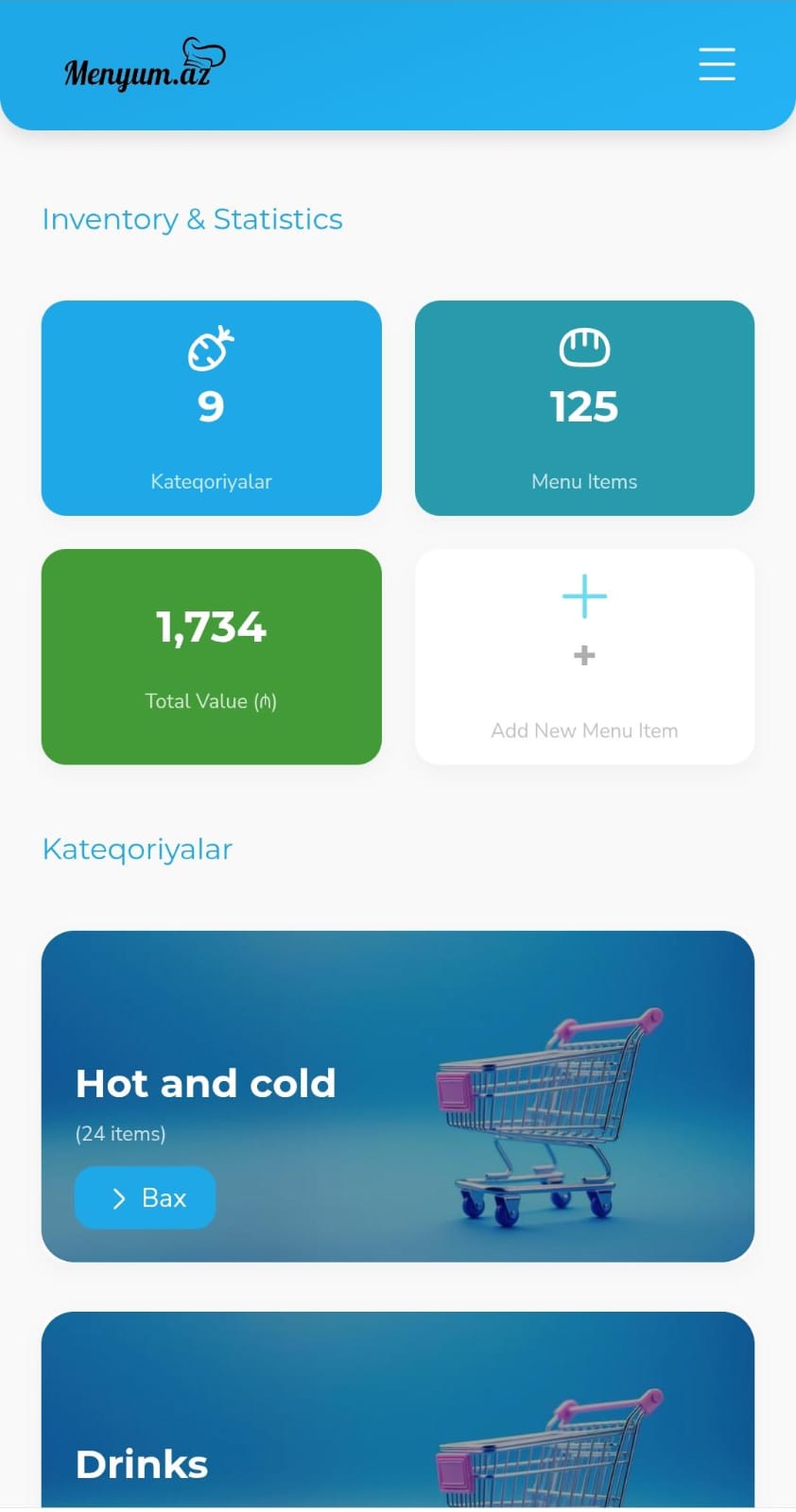 Qr menyu || Menyum.az