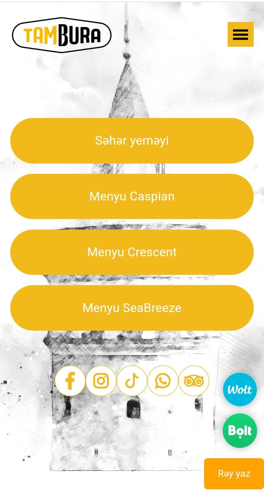 Restoran kassa sistemi - satışların avtomatik qeydiyyatı və kassa nəzarəti