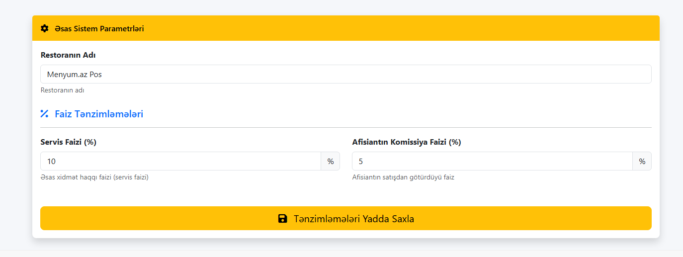 Bakıda restoranlar üçün professional kassa nəzarət proqramı